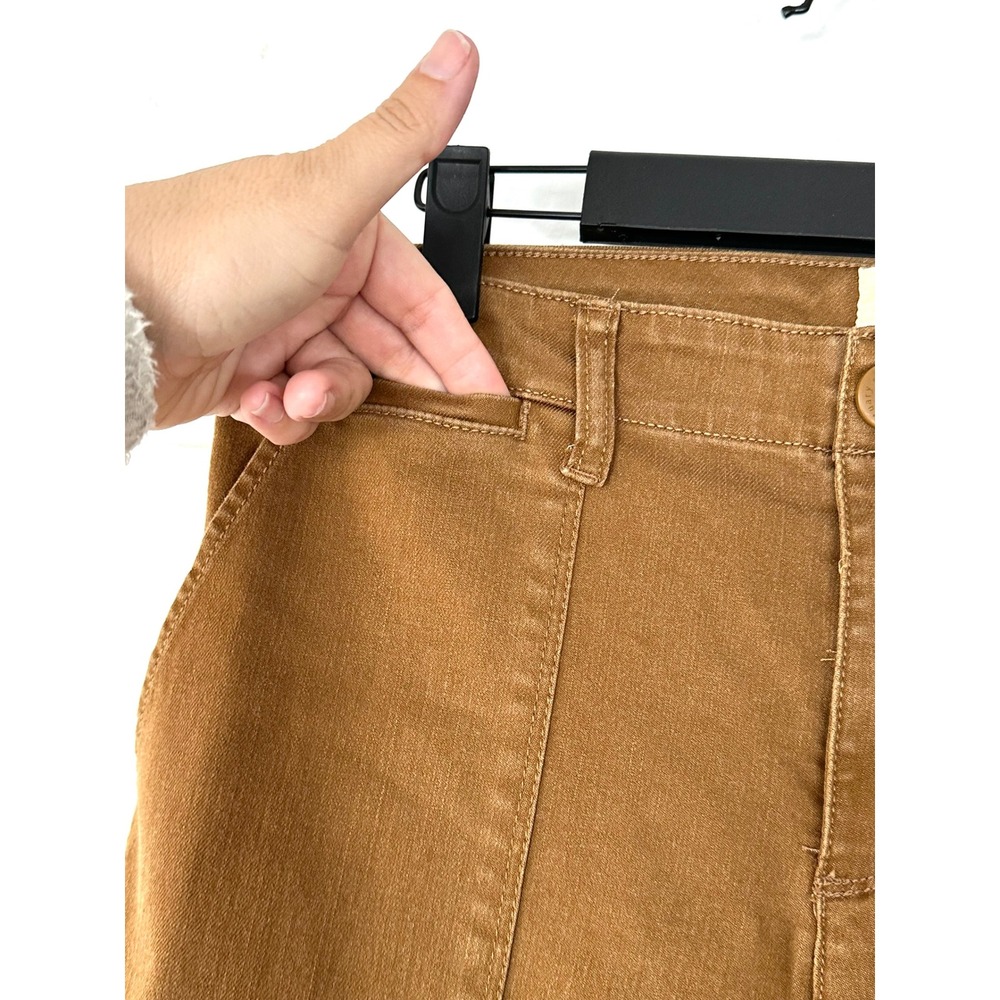 Sanctuary Standard Surplus mustard tan pants 29 womens Cruiser Wide leg twill - Picture 7 of 8